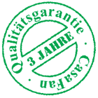 3 Jahre Garantie gruen